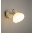 Globo 54657-1 Wandleuchte Amory 1x40W | E14 - Schalter auf dem Körper, chrom, weiß