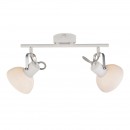 Globo 54657-2 Wandleuchte Amory 2x40W | E14 - einstellbar Schalter auf dem Körper, chrom, wissen