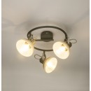 Globo 54658-3 Deckenleuchte Daisy 3x40W | E14 - einstellbar grau