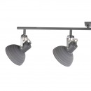 Globo 54658-4 Spotleuchte Deckenleuchte Daisy 4x40W | E14 - einstellbar grau