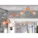 Globo 54805-2 Wand- oder Deckenleuchte Xara 2x40W | E14 - kupfer