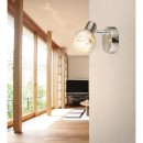 Globo 54840-1 Wandleuchte 1x25W | E14 - Schalter auf dem Körper, matt Nickel, chrom