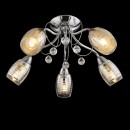 Globo 56688-5 Deckenleuchte Lilly I 5x40W | E14 - chrom, transparent
