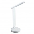 Globo 58346 LED Tischleuchte Geschlecht 1x4W | 18-153lm | 6000K | RGB - Farbwechsler, Touchdimmer, Touch-Schalter, Adapter, USB, weiß