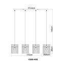Globo 15698-4HB Pendelleuchte GORLEY  E27