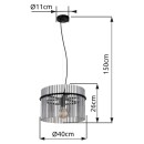 Globo 15698H Pendelleuchte GORLEY  E27