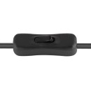 Globo 15465T Tischleuchte Hadera 1x60W | E27 - schwarz