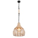 Globo 15671H Deckenleuchte Halia 1x60W | E27 - schwarz, natürlich