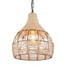 Globo 15671H Deckenleuchte Halia 1x60W | E27 - schwarz, natürlich