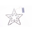 LED Sterne, Acryl, kaltweiß