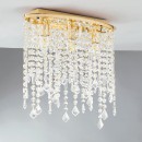 Luce Ambiente Design I-BREEZE/PL3 ORO Deckenleuchte BREEZE | 3×60W E14 | gold