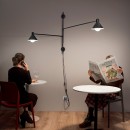 Luce Ambiente Design I-DUETTO-AP2-NER Wandleuchte DUETTO | 2×60W E27 | mit Schalter | schwarz