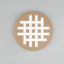 Luce Ambiente Design I-ELYOT-PL50-ORO LED Deckenleuchte ELYOT | 30W integrierte LED-Quelle | gold