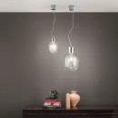 Luce Ambiente Design I-FELLINI-S18 Pendelleuchte FELLINI | 1×60W E27 | Seilleuchte | chrom