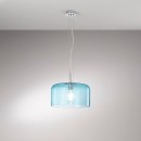 Luce Ambiente Design I-GIBUS-S35 BLU Pendelleuchte GIBUS | 1×60W E27 | Seilleuchte