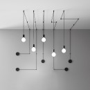 Luce Ambiente Design I-HABITAT-PL1 NER Pendelleuchte HABITAT | 1×60W E27 | schwarz