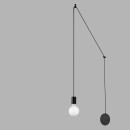 Luce Ambiente Design I-HABITAT-PL1 NER Pendelleuchte HABITAT | 1×60W E27 | schwarz