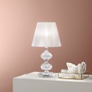 Luce Ambiente Design I-INCANTO/L1 Tischlampe INCANTO E14 | mit Schalter | chrom