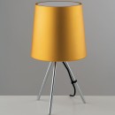 Luce Ambiente Design I-MARLEY/L ORO Tischlampe MARLEY E14 | mit Schalter | gold