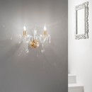 Luce Ambiente Design I-MONALISA/AP2 Wandleuchte MONALISA E14 | gold