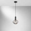 Luce Ambiente Design I-RIPPLE-S18-NER Pendelleuchte RIPPLE | 1×60W E27 | schwarz