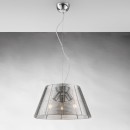 Luce Ambiente Design I-SPRIZ/S45 SILVER Pendelleuchte SPRIZ | 3×60W E27 | Seilleuchte