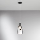 Luce Ambiente Design I-WEIZEN-S1 Pendelleuchte WEIZEN E14 | schwarz | chrom