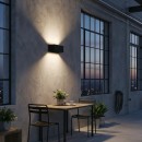 Ideal lux I328676 LED Außenwandleuchte ATOM | 25W integrierte LED-Quelle | 2100lm | 3000K