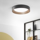 Luce Ambiente Design I-ARKA-PL50-NER LED Deckenleuchte ARKA | 36W integrierte LED-Quelle | schwarz