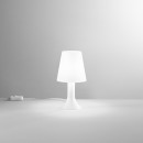 Luce Ambiente Design I-BINGO-L-BCO Tischlampe BINGO | 1×60W E14 | mit Schalter | weiß