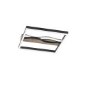 Luce Ambiente Design I-HAWAII-Q40-NER LED Deckenleuchte HAWAII | 40W integrierte LED-Quelle | schwarz