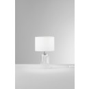 Luce Ambiente Design I-LONDON-L-BCO  Tischlampe LONDON E14 | mit Schalter | weiß