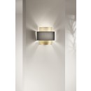 Luce Ambiente Design I-LOUNGE-AP Wandleuchte LOUNGE | 1×60W E27 | schwarz | gold