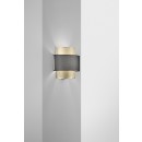Luce Ambiente Design I-LOUNGE-AP Wandleuchte LOUNGE | 1×60W E27 | schwarz | gold
