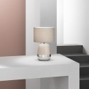 Luce Ambiente Design I-SIOUX-L-MC Tischlampe SIOUX | 1×60W E27 | mit Schalter | chrom