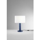 Luce Ambiente Design I-SULTAN-L-BLU Tischlampe SULTAN | 15W E27 | mit Schalter