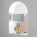 Luce Ambiente Design I-TATAKA-L-BO Tischlampe TATAKA | 1×60W E27 | mit Schalter | gold