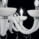 Ideal Lux 022772 Pendelleuchte 8x40W Windsor | E14 - weiß