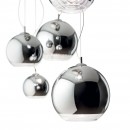 Ideal Lux 059655 LED Außenwandleuchte 5x60W Discovery | E27 | 66 - grau