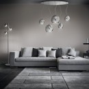 Ideal Lux 059655 LED Außenwandleuchte 5x60W Discovery | E27 | 66 - grau