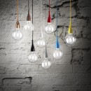 Ideal Lux 063614 Pendelleuchte 1x70W Azzuro | E27 - azurblau