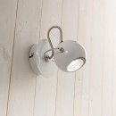 Ideal Lux 077888 Wand- und Spotleuchte 1x28W Lunare Bianco | GU10 - weiß