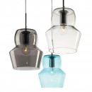 Ideal Lux 088969 Pendelleuchte Zeno Big 1x60W | E27 - azurblau
