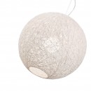 Ideal Lux 096100 Pendelleuchte 1x60W Basket | E27 - weiß