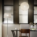 Ideal Lux 096100 Pendelleuchte 1x60W Basket | E27 - weiß