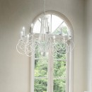 Ideal Lux 100432 Pendelleuchte Sem 10x40W | E14 - weiß