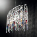 Ideal Lux 105277 Pendelleuchte Rain Color 5x40W | E14