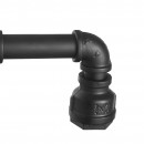 Ideal Lux 136738 Pendelleuchte Plumber 5x60W| E27 - schwarz
