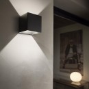 Ideal Lux 142302 LED Außenwandleuchte Rubik 1x6W| IP44 - schwarz