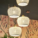 Ideal Lux 206790 Pendelleuchte EdelWhite 4x60W|E27